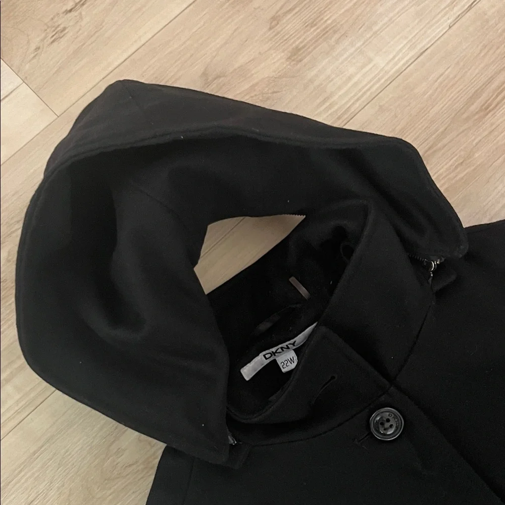 DNKY Elegant  Black Women's Coat - Picture 3 of 3